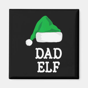 Imã A Família De Natal Elf Pai Correspondendo Pj Pajam
