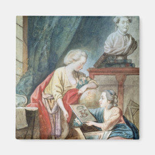 Imã A família de Necker em 1780