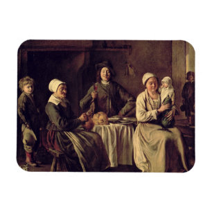 Ímã A família do camponês, 1642 (óleo em canvas)