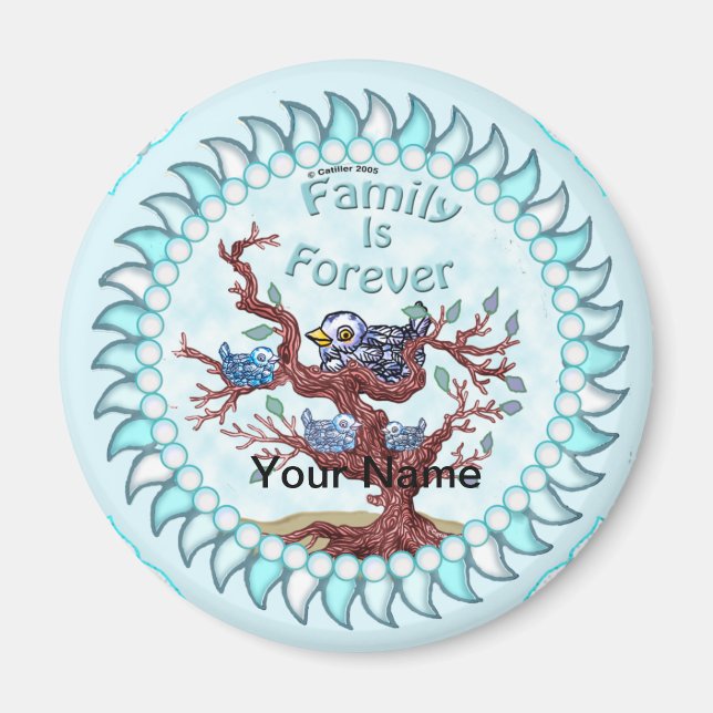 Imã A família é o Forever Magnet (Frente)