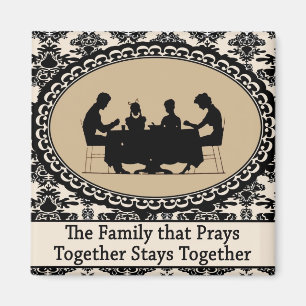 Imã A família que Prays junto o ímã