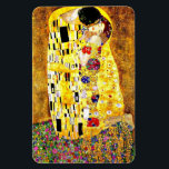 Ímã A famosa pintura de Gustav Klimt<br><div class="desc">Famoso trabalho de arte,  The Kiss,  do artista austríaco Gustav Klimt</div>