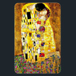 Ímã A famosa pintura de Gustav Klimt<br><div class="desc">Famoso trabalho de arte, The Kiss, do artista austríaco Gustav Klimt</div>