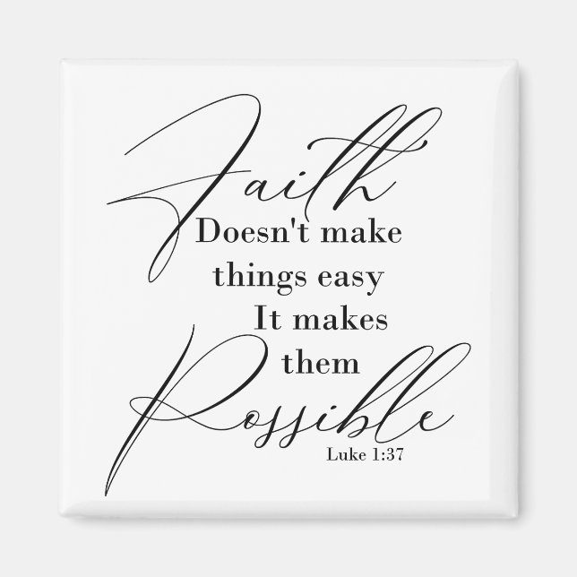 Imã A fé torna as coisas possíveis (Frente)