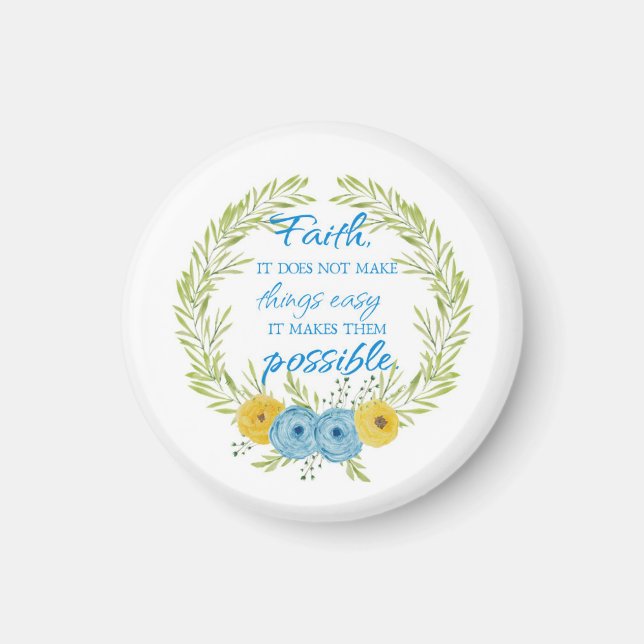 Imã A Fé Torna As Coisas Possíveis (Frente)