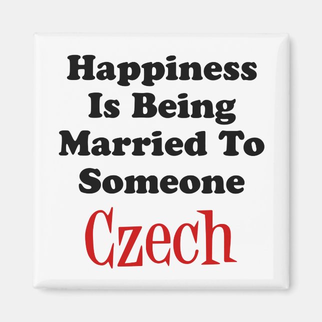 Imã A Felicidade É Casada Com Alguém Tcheco. (Frente)