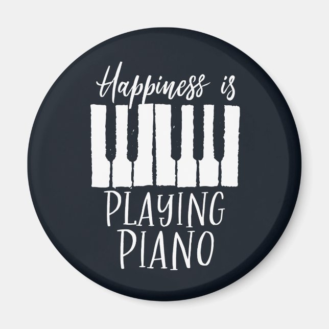 Imã A Felicidade Pianista Inspiracional está a Tocar P (Frente)