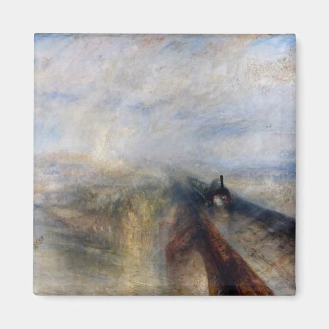 Imã A ferrovia ocidental Excelente, William Turner, 18 (Frente)