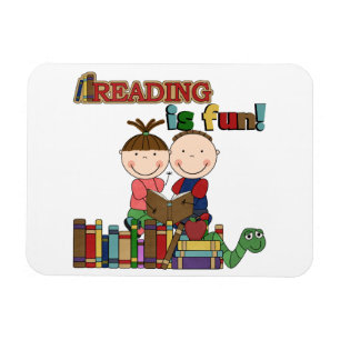 Ímã A figura leitura da vara dos miúdos é divertimento