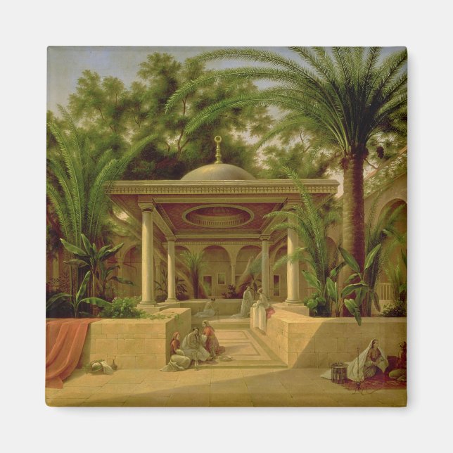 Imã A fonte Khabanija, Cairo, 1845 (Frente)