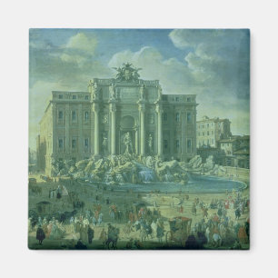 Imã A Fonte Trevi em Roma, 1753-56