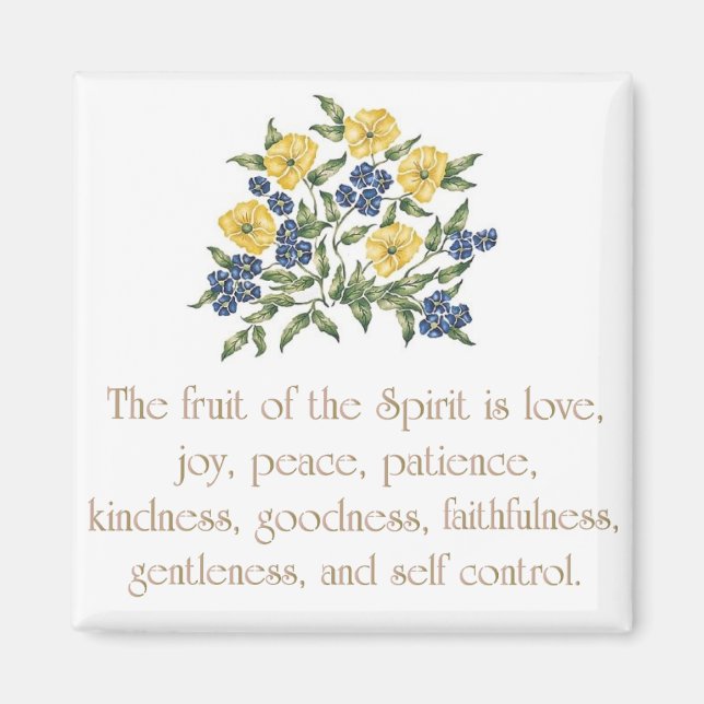 Imã A fruta do espírito é (Frente)