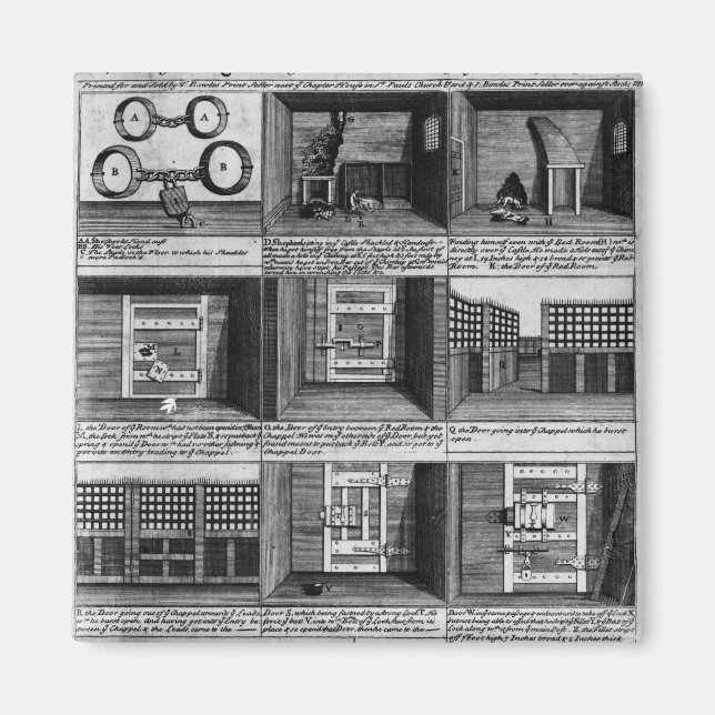 Imã A fuga de Shepherd da prisão Newgate (Frente)