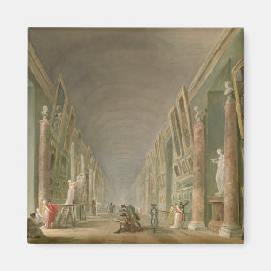 Imã A galeria grande do Louvre