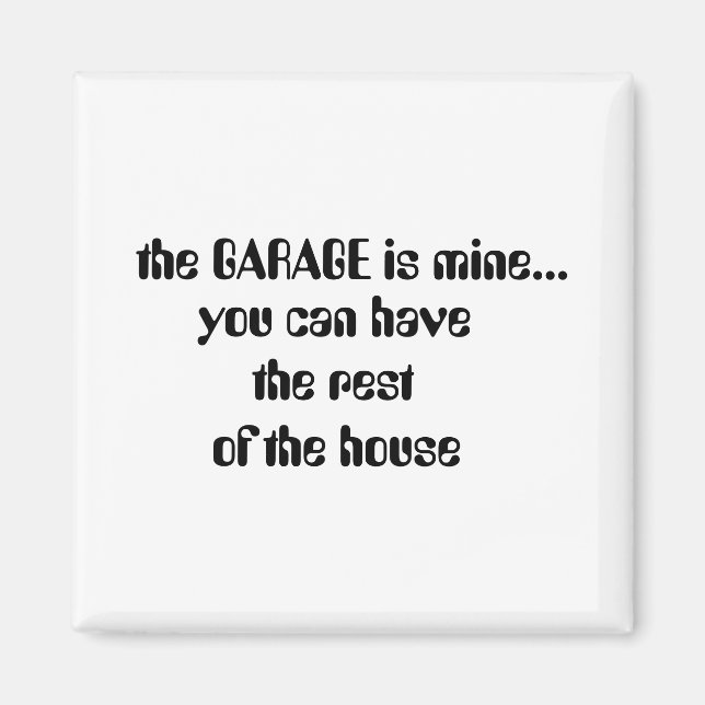 Imã A GARAGE é minha... (Frente)