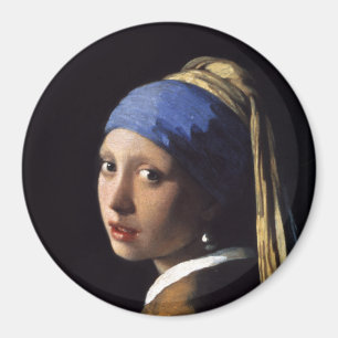 Imã A Garota com pérolas a ouvir por Johannes Vermeer