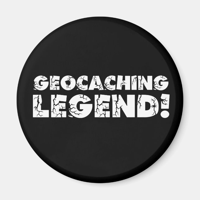 Imã A Geocaching Legend! (Frente)