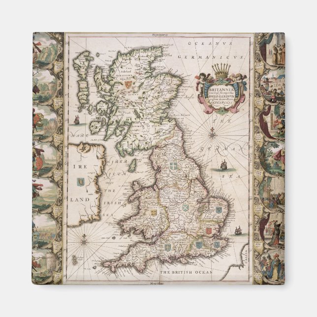 Imã A Grã-Bretanha, tal como foi concebida durante o t (Frente)