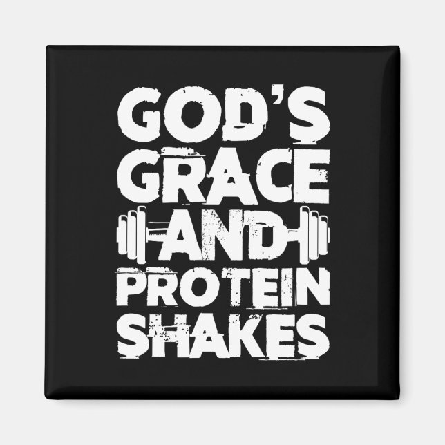 Imã A Graça de Deus e a proteína agitam o ginásio de c (Frente)
