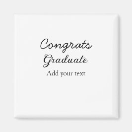 Imã A graduação mínima simples de parabéns adiciona