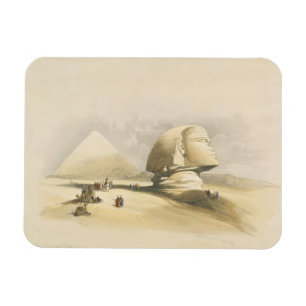 Ímã A grande esfinge e as pirâmides de Giza, de "E