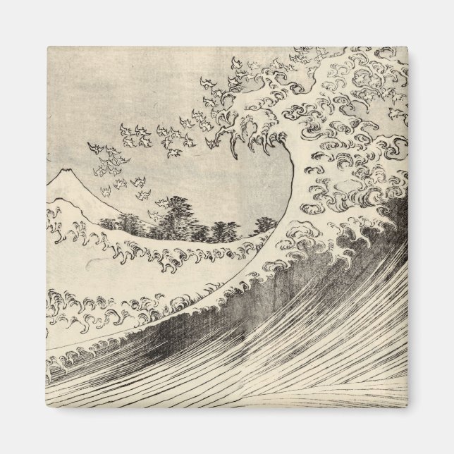 Imã A Grande Onda (por Katsushika Hokusai) (Frente)