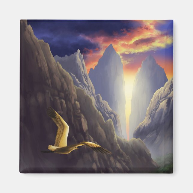 Imã A grua Ouro voa o ímã (Frente)