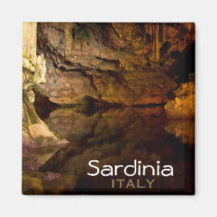 Imã A gruta de Netuno, de "ímã do texto Sardinia,
