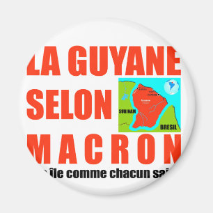 Imã A Guiana de acordo com Macron é uma ilha
