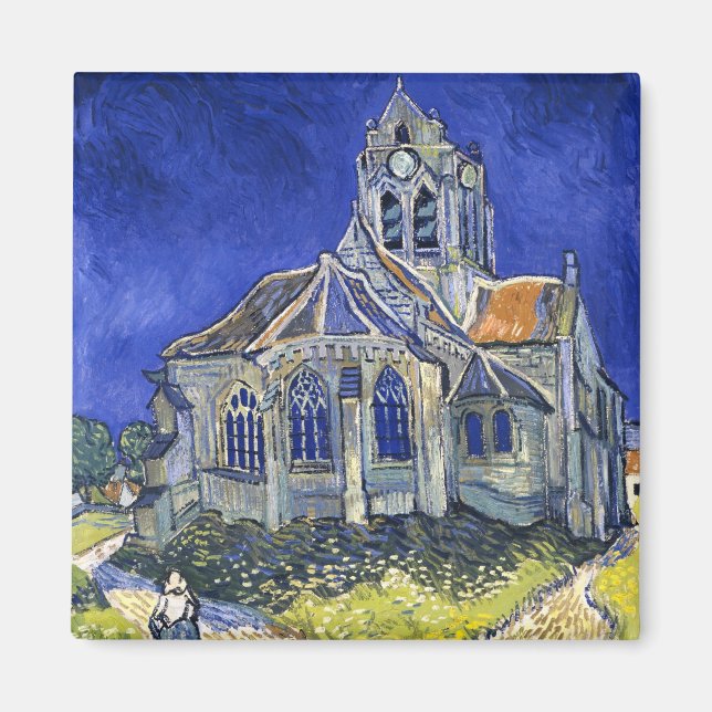 Imã A Igreja em Auvers, por Vincent Van Gogh (Frente)