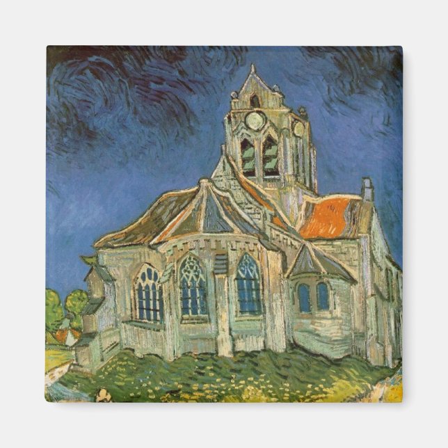 Imã A Igreja em Auvers-sur-Oise - Vincent Van Gogh (Frente)