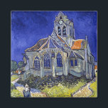 Imã A Igreja em Auvers, Van Gogh<br><div class="desc">Vincent Willem van Gogh (30 de março de 1853 - 29 de julho de 1890) foi um pintor holandês impressionista poste que se encontra entre as figuras mais famosas e influentes da história da arte ocidental. Em pouco mais de uma década, criou cerca de 2.100 trabalhos de arte, incluindo cerca...</div>