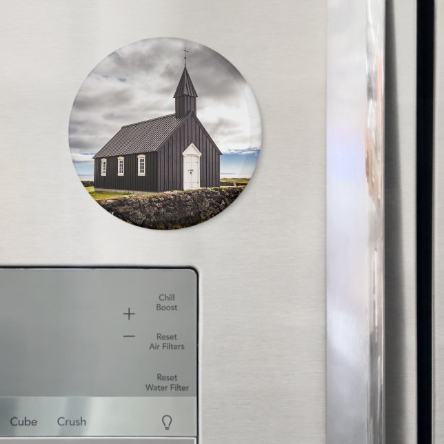 Imã A Igreja Negra De Budir, Islândia (In Situ (Fridge))