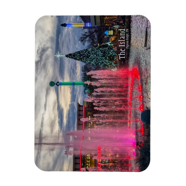 Ímã A Ilha do Natal na Forja Pombo (Vertical)