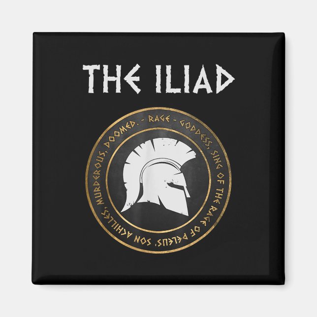 Imã A Iliad Wrath Da Guerra De Troia De Aquiles (Frente)