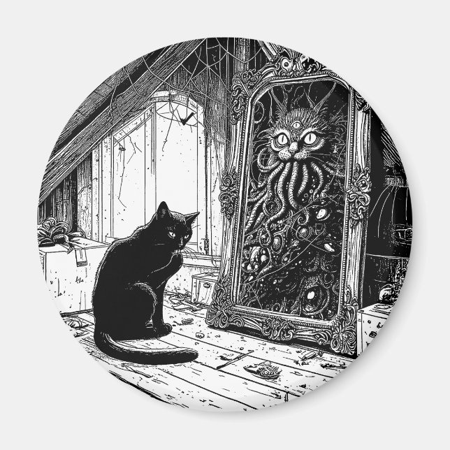 Imã A Imagem da Ronda de Gatos de Dorian (Frente)