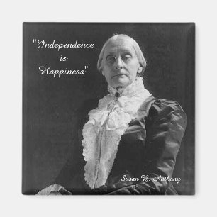 Imã A independência de Susan B. Anthony é citações