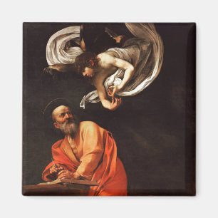 Imã A inspiração de St Matthew, Caravaggio