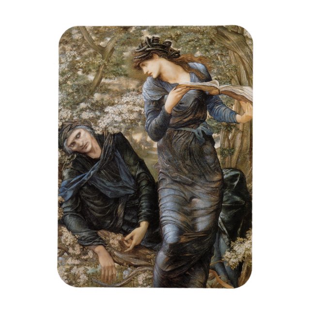Ímã A invasão de Merlin (Edward Burne-Jones) por Vivie (Vertical)