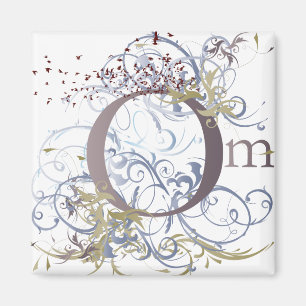 Imã A ioga fala: O OM de roda projeta