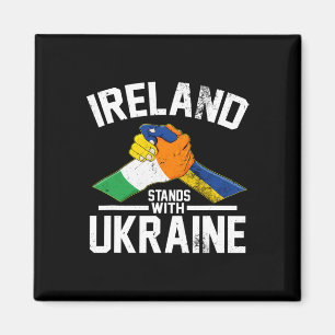 Imã A Irlanda Apoia a Ucrânia Bandeira Irlandesa Ucran
