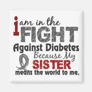 Imã A irmã significa-me o mundo diabetes