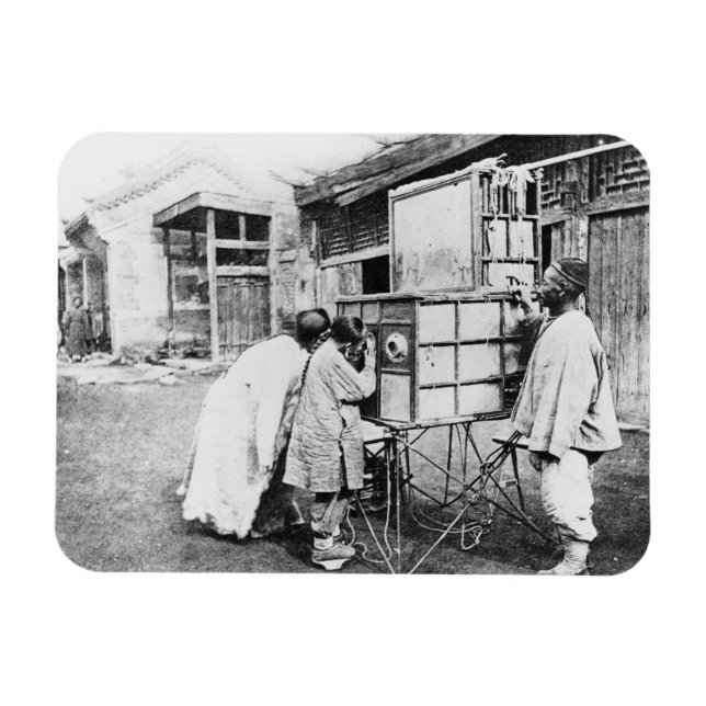 Ímã A lanterna mágica, c.1870 (foto b/w) (Horizontal)