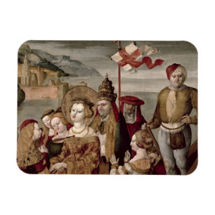 Ímã A legenda de St Ursula, c.1530 (óleo no painel)