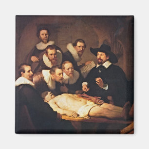 Imã A leitura da anatomia por Rembrandt