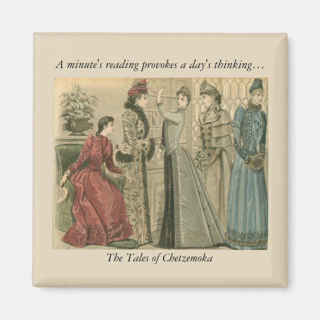 Imã A leitura de um minuto provoca o pensamento de um  (Frente)