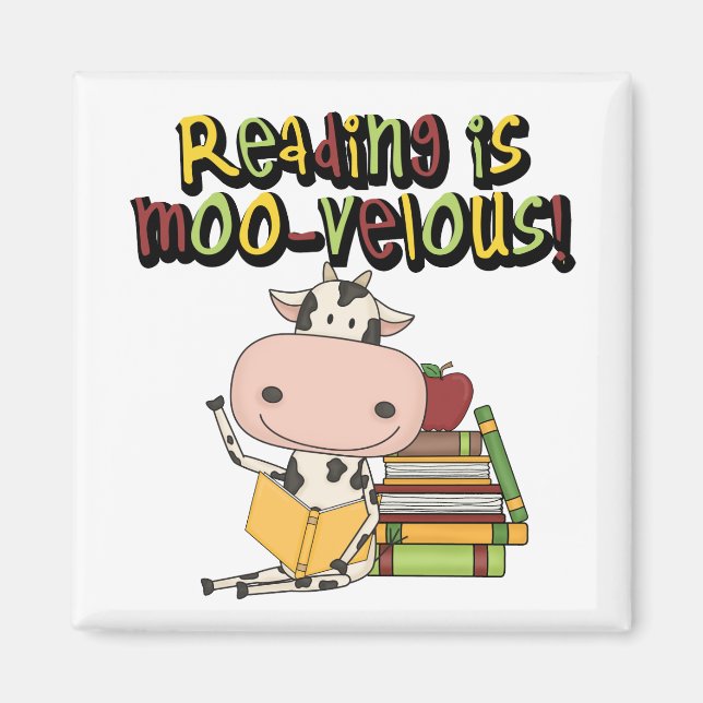 Imã A leitura é MOO-velous (Frente)