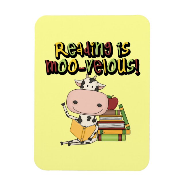 Ímã A leitura é MOO-velous (Vertical)