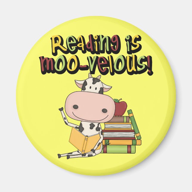 Imã A leitura é MOO-velous (Frente)