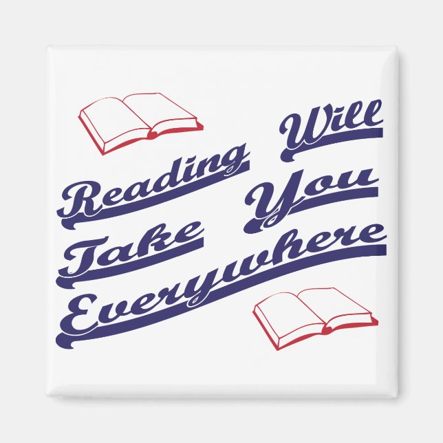 Imã a leitura vai levar-te a todo o lado (Frente)